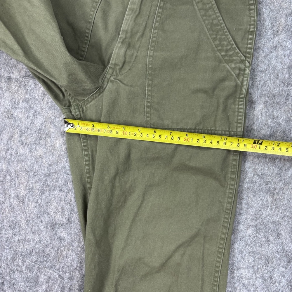Ungrid Pants Women's‎ 28 x 26 OG 107 Reproduction Green Japan Straight Cotton - Picture 7 of 16